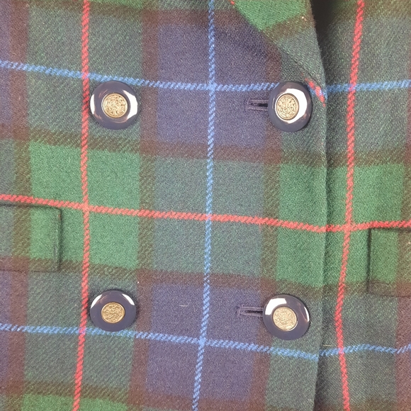 Vintage Sophisticate & Company Plaid Wool Blazer Jacket - Picture 8 of 14